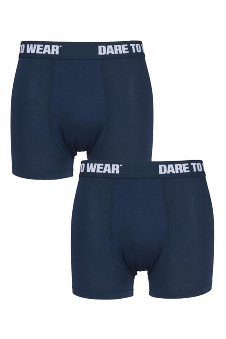 Mens 2 Pack SOCKSHOP Dare To Wear Bamboo Trunks