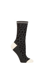 Load image into Gallery viewer, Ladies 1 Pair Charnos Bamboo Cheetah Print Socks